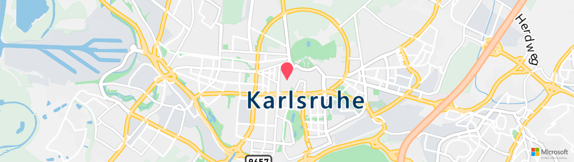 Umgebungskarte des Tauchshops Tauchcenter Karlsruhe