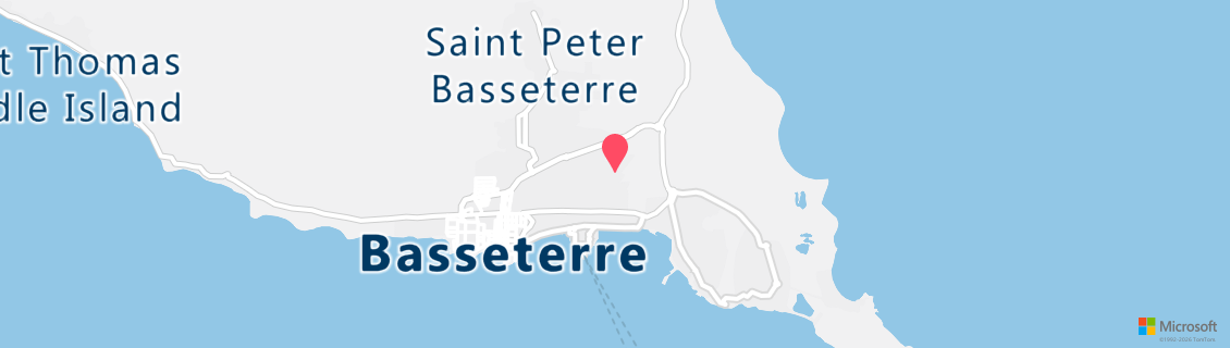 Map of the dive shop St Kitts Scuba