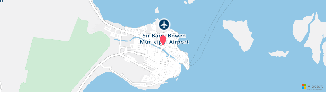 Umgebungskarte des Tauchshops St. George's Caye Resort