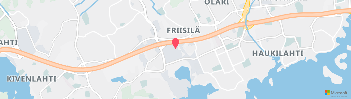 Map of the dive shop Polarsafety Oy