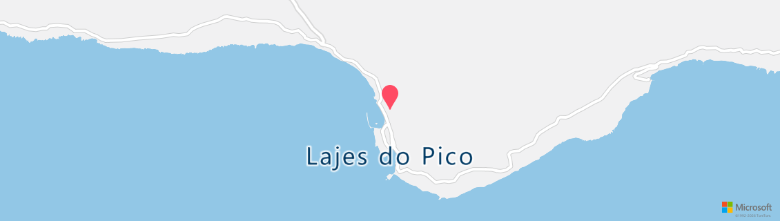 Map of the dive shop Briza Açores