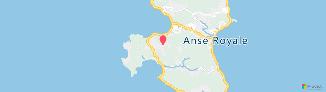 Map of the dive shop Dive Resort Seychelles