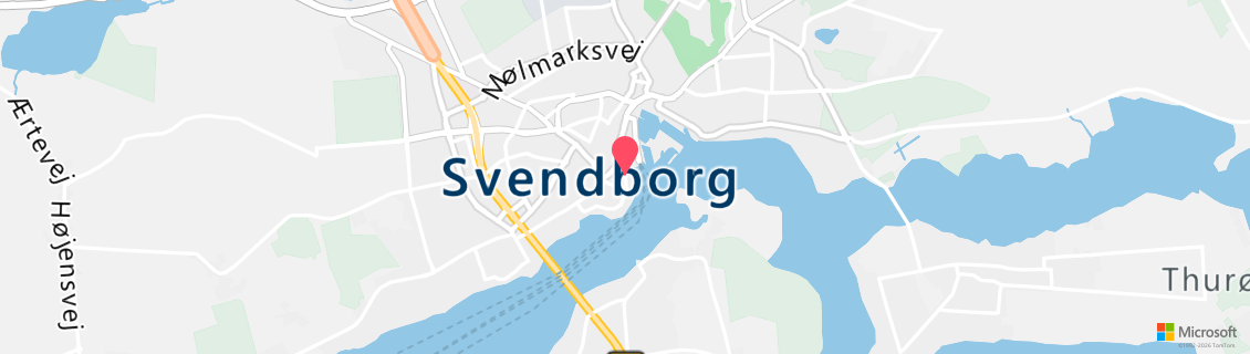 Map of the dive shop Nicus Nature ApS