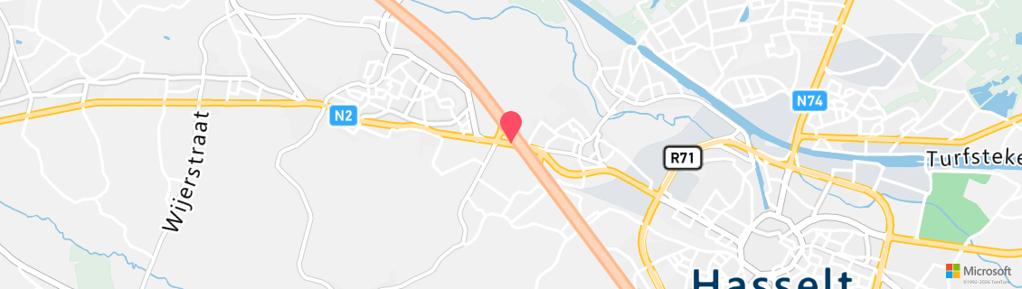 Umgebungskarte des Tauchshops Time To Dive - Hasselt