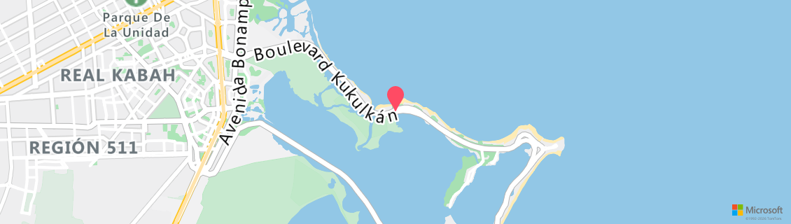 Map of the dive shop Dive Pro Cancun Diving