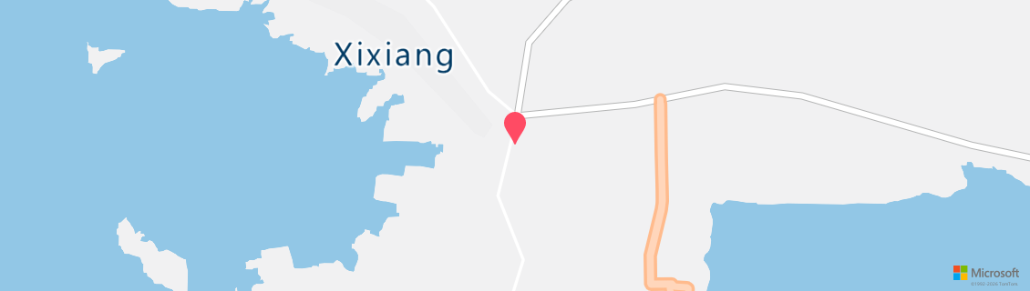 Map of the dive shop 深海阳光潜水中心