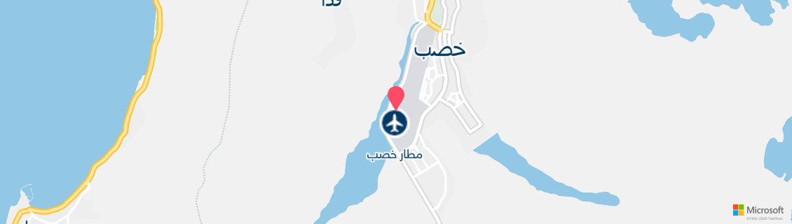 Map of the dive shop Extra Divers Musandam - Khasab