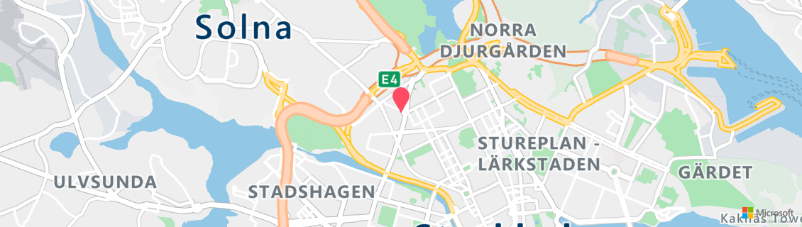 Map of the dive shop Oceanic Tech AB