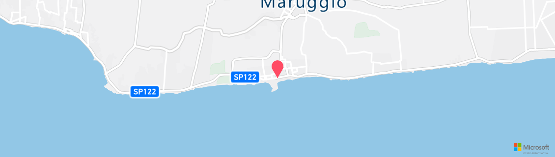 Map of the dive shop MARE DEL SUD DIVING CENTER