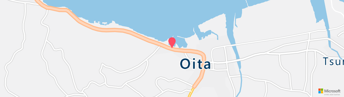 Map of the dive shop ブルーアース２１大分