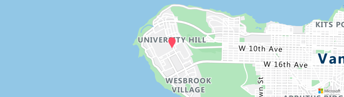 Map of the dive shop UBC Aqua Society