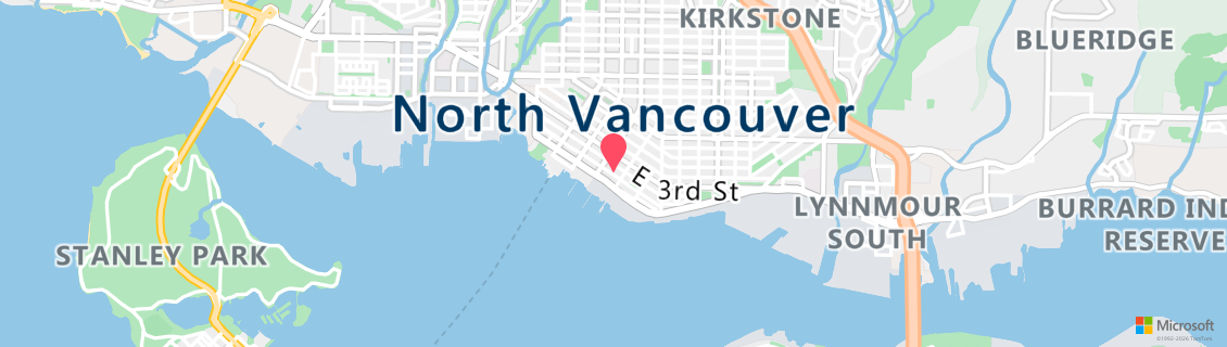 Map of the dive shop Blue Water Adventures