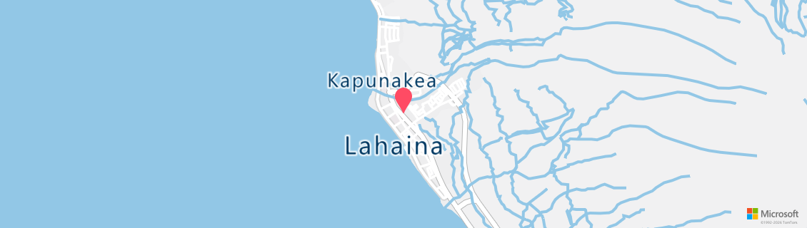 Map of the dive shop Maui Diving Scuba Center/Snorkel Shop