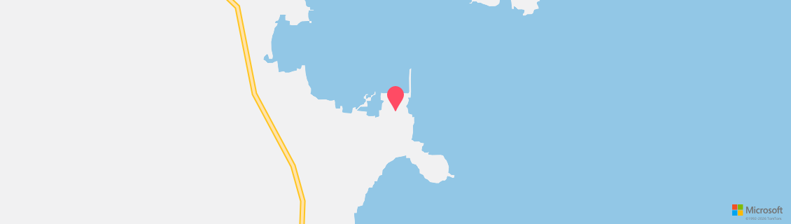 Map of the dive shop Blue Bubble