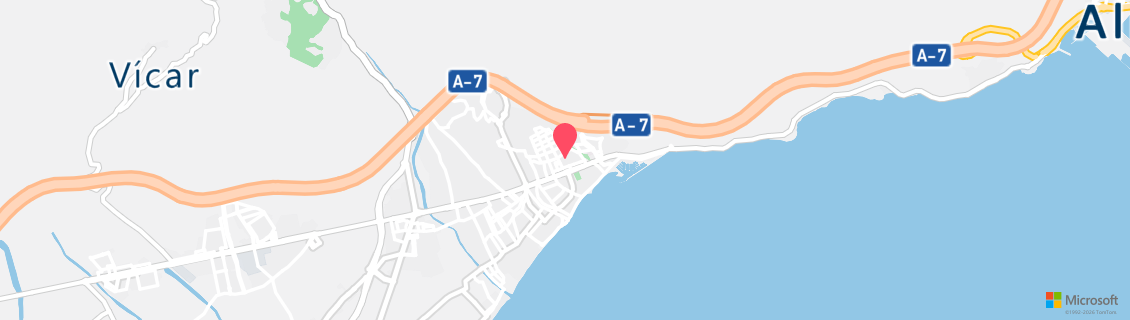 Umgebungskarte des Tauchshops Aquatours Almeria