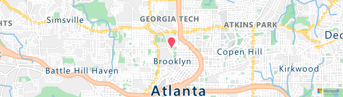 Umgebungskarte des Tauchshops Georgia Aquarium Inc.