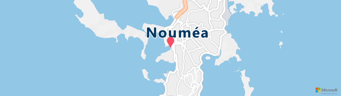 Map of the dive shop Amedee Diving Club