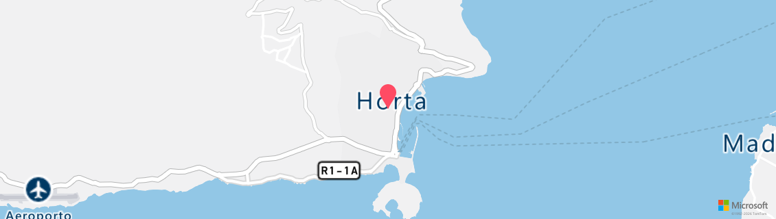 Umgebungskarte des Tauchshops Dive Azores