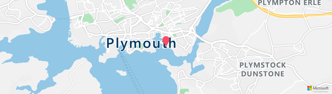 Map of the dive shop Plymouth Diving Centre