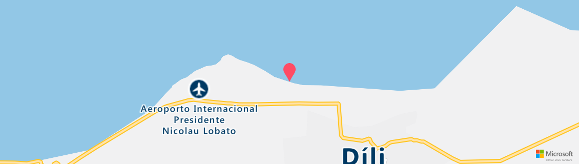 Map of the dive shop Dive Timor Lorosae