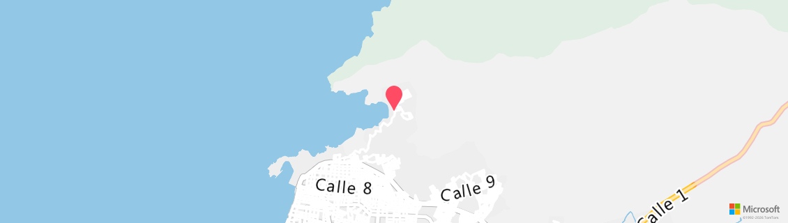 Map of the dive shop Oceano Scuba