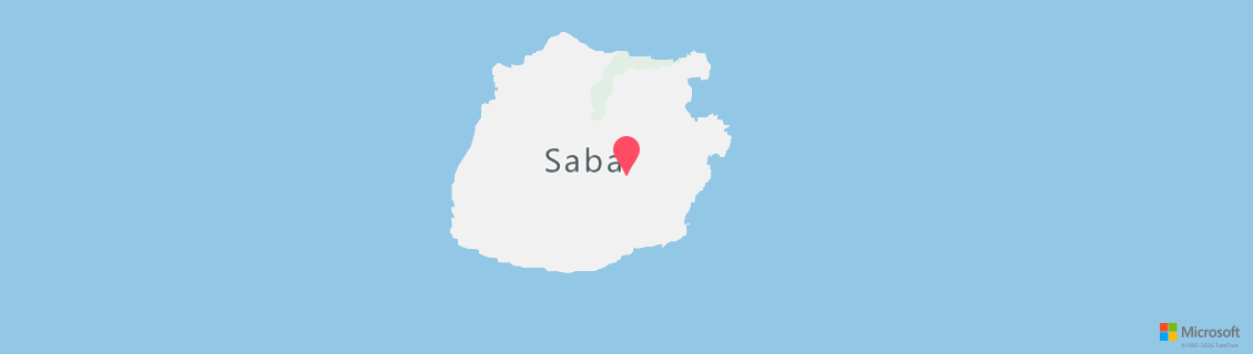 Umgebungskarte des Tauchshops Saba Divers