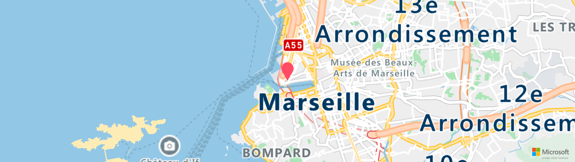 Umgebungskarte des Tauchshops Plongée Frioul