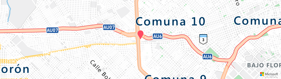 Map of the dive shop Atlantida Diving School