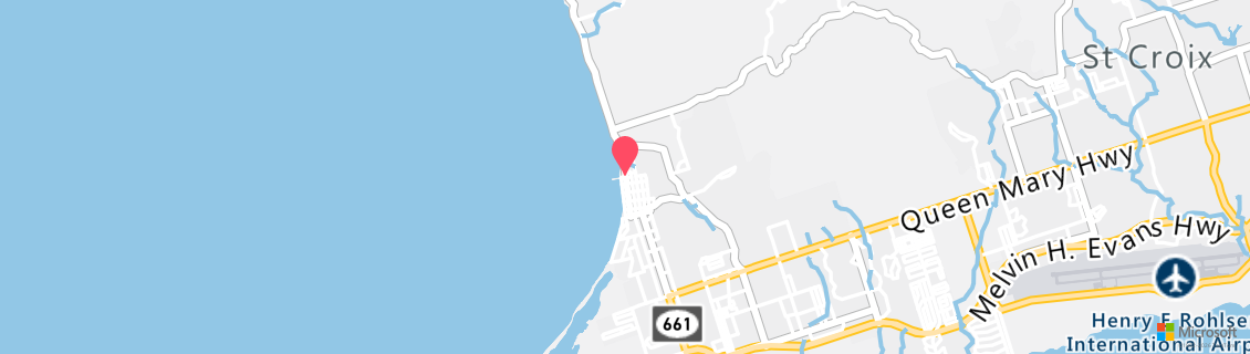 Map of the dive shop N2 The Blue