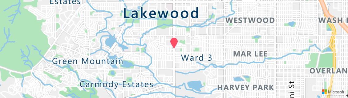 Map of the dive shop Colorado Scuba Center