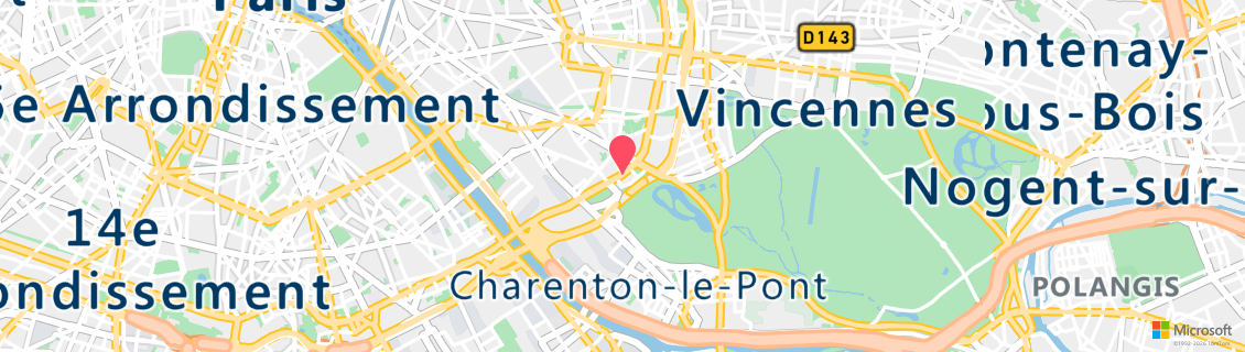 Map of the dive shop Bleu Passion