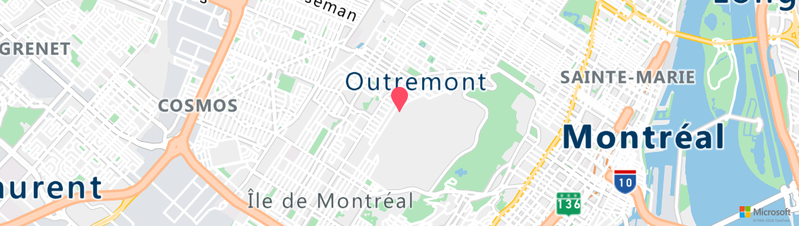 Map of the dive shop University of Montreal