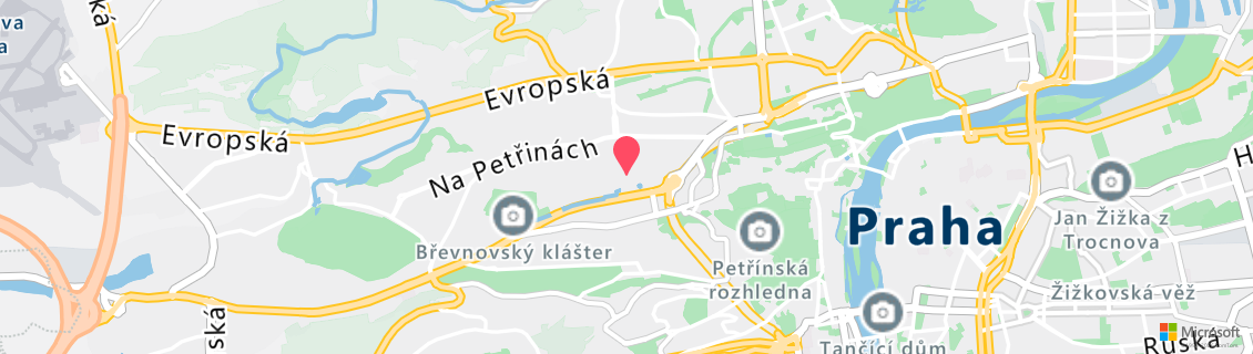 Umgebungskarte des Tauchshops WWW.POTYA.CZ