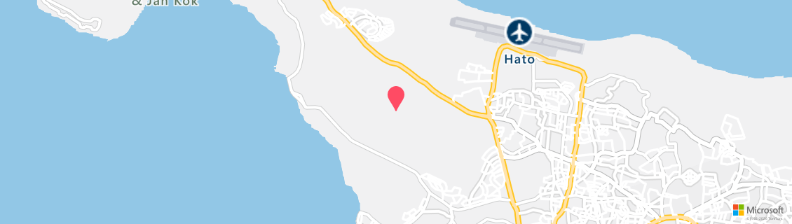 Map of the dive shop Caribbean Sea Sports