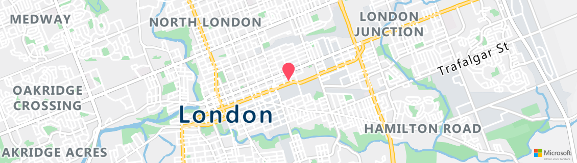 Map of the dive shop London Scuba Centre