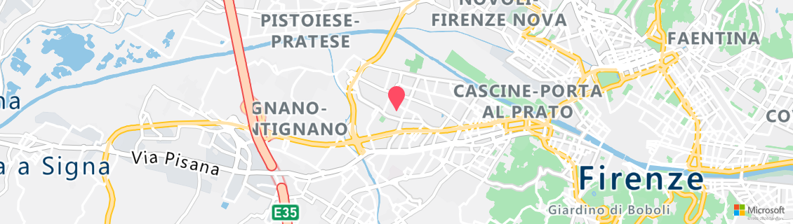 Map of the dive shop SCUOLA SUB FIRENZE