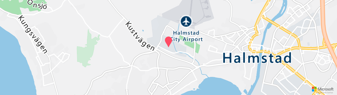Map of the dive shop Halmstad Dykarskola AB