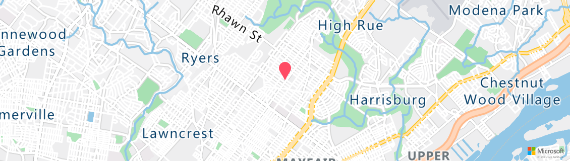 Map of the dive shop Scubadelphia