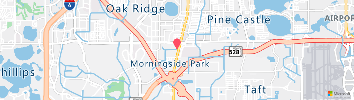 Map of the dive shop Divers Direct Key Largo