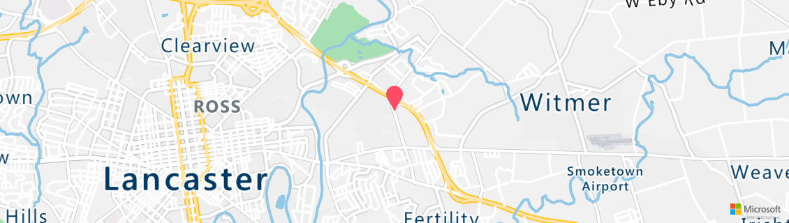 Map of the dive shop Lancaster Scuba Center