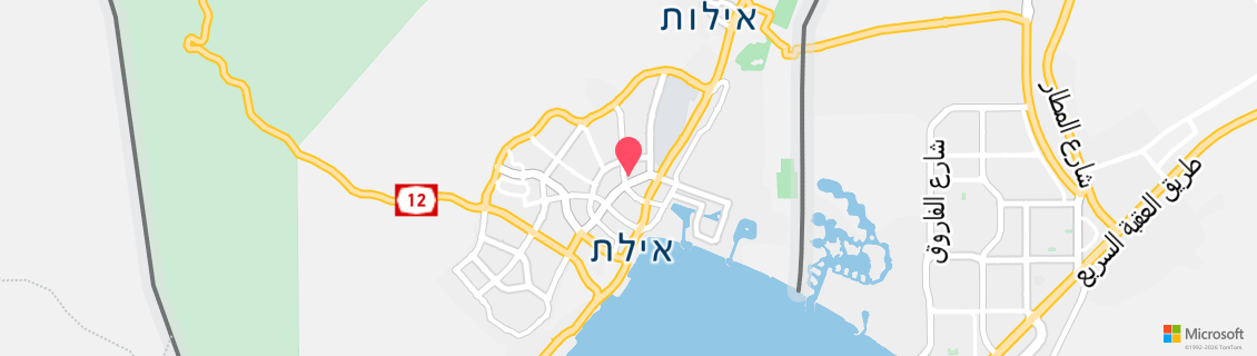 Map of the dive shop Manta Isrotel Diving Center