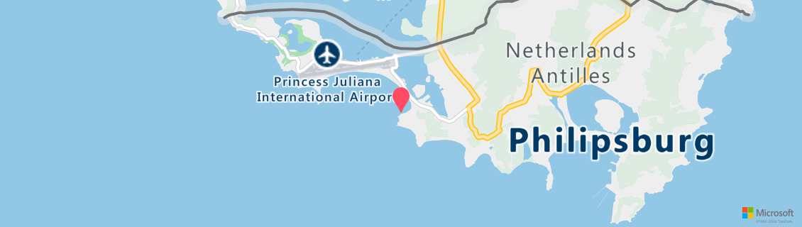 Map of the dive shop Dive Adventures