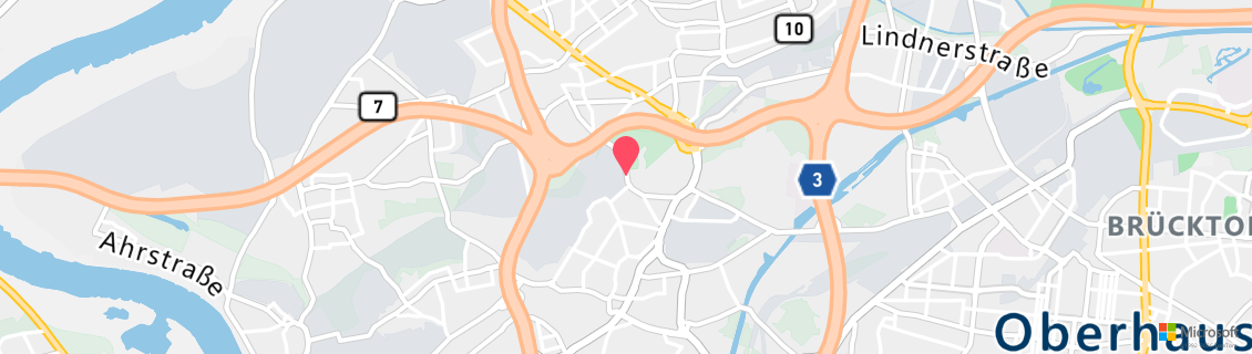 Umgebungskarte des Tauchshops TauchRevierGasometer