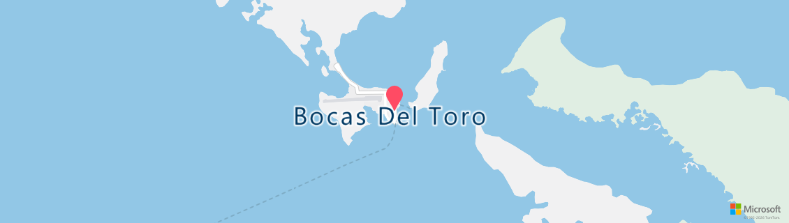 Umgebungskarte des Tauchshops Bocas Diving Pirates