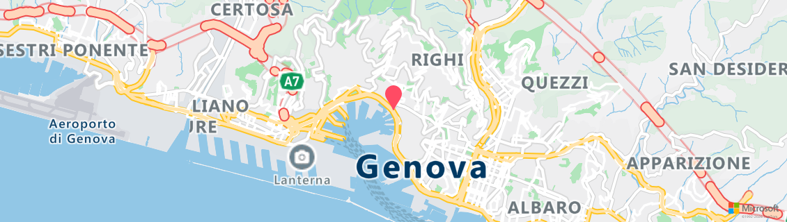 Map of the dive shop Corderia Nazionale