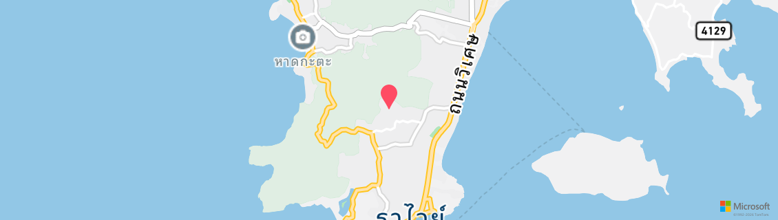 Map of the dive shop Kata Diving Service