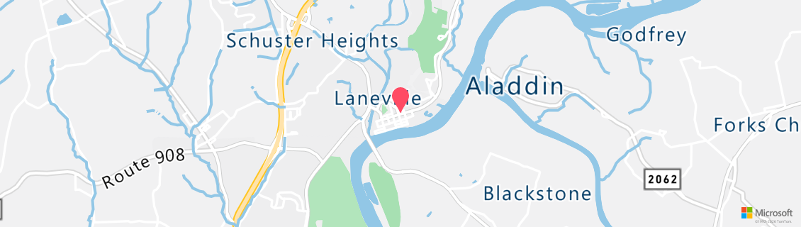 Map of the dive shop Scott's Scuba Service