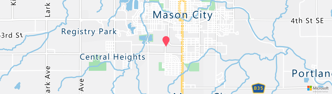 Umgebungskarte des Tauchshops North Iowa Scuba