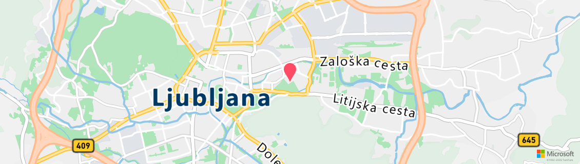 Umgebungskarte des Tauchshops UPC LJUBLJANA