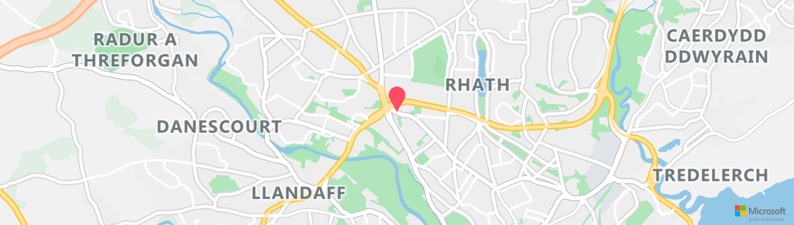 Map of the dive shop Cardiff Scuba Ltd